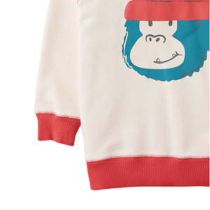 Худи Gingersnaps "Gregory Gorilla", молочный